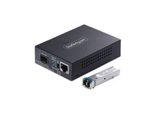 StarTech.com Gigabit Singlemode (SM) LC Fiber Media Converter, 10/100/1000 Mbps, picture