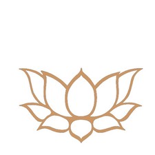 Lotus Flower decal Sticker for Trackpad Macbook Laptop Car window Wall smartphon picture