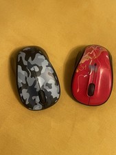 Lot of 2 Logitech Wireless Mouse M325 Red and Camo  picture