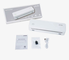 A4 Thermal Mobile Printer, Bluetooth/USB + 200 sheets Thermal Paper picture