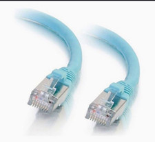 10’ C2G-10ft Cat6a Snagless Shielded (STP) Network Patch Cable - Aqua picture