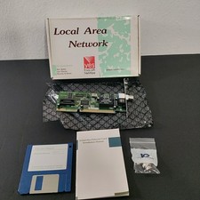 Novell Netware Local Network Jumpless Ethernet Card + 3.5 Diskette V2.13 RJ-45 picture