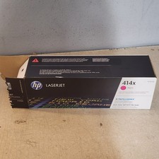 HP 414X Magenta Hi Yield Toner Cartridge W2023X Genuine New Sealed Cradle NO Box picture