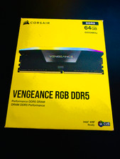 CORSAIR VENGEANCE RGB 64GB RAM (2 x 32GB) (DDR5-6000-C40) Memory picture