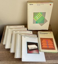 Vintage Apple IIe Manuals ProDOS DOS DuoDisk 80-Column Text Card Box Lot picture