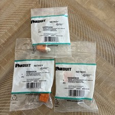 3-Panduit NK688MOR NetKey Cat 6 Jack Orange, picture