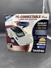 Brother P-Touch PT-2100 PC-CONNECTABLE LABELING SYSTEM Printer New  picture