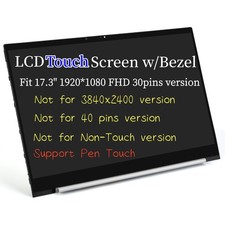 FHD For HP Envy 17-CR1008CA 17-CR1003CA Touch LED LCD Screen Assembly with Bezel picture