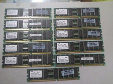 LOT OF 11 GENUINE SAMSUNG PC2100R-25331-2  HP P/N 261584-041 MEMORY RAM picture