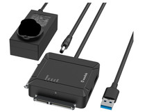 New - WAVLINK USB 3.0 HDD Docking Station, Aluminum Dual-Bay SATA Adapter 5Gbps picture