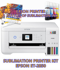 EcoTank Sublimation Printer Bundle: Printer with Sublimation Ink + Paper, Renew picture