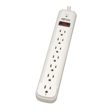 TRIPP LITE TLP725 Surge Protector Strip,7 Outlet,Wht 4HHH1 picture