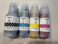 Canon 21 Ink Combo-Bottle-Setup For Canon Tank printer G3270/G3722-OEM-4PK picture