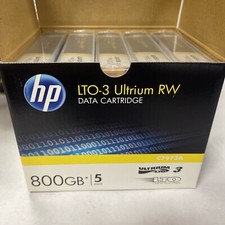 HP LTO3 Tape C7973A (5PACK) Ultrium Storage Data Cartridge 800GB - NEW picture