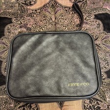 NEW Frye and Co. Vintage Charcoal Vegan Leather Tech Storage Case By Frye picture