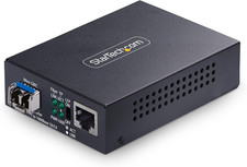 Startech Single-Mode (SM) LC Fiber Media Converter for 10/100/1000 Networks, Sta picture