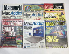 Mac Addict Mac World & Mac User 9 Magazines 1996-2003 Computer IT Mags Games picture