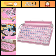 Wireless Retro Mechanical Gaming Keyboard - Bluetooth 5.0, 83-Key, LED Backlight picture