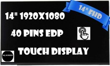 New LCD Screen for Dell PN DP/N 8N0PV 08N0PV O8N0PV 40pin Touch for P144G FHD picture