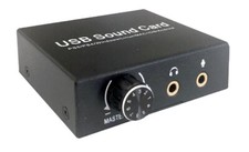 Plug-And-Play USB Sound Card For PC PS4 PS5 Android OS With Volume Bass Control picture