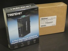 TRENDnet TI-PG62 6-Port Hardened Switch DIN-Rail & 48 V, 160 W Power Supply BNIB picture