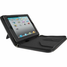 rooCASE Executive Portfolio Leather Case for New iPad and iPad 2  (Black) picture