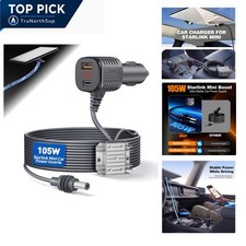 105W Starlink Mini Car Adapter Cable with Digital Display for RV Truck Boat 9... picture