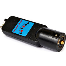 ® Adapter & Tester 2 in 1 Trailer Connector Tester, 7-Way round RV Blade & 4-Way picture