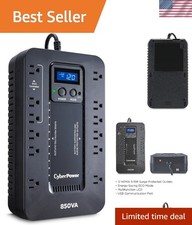 EC850LCD Ecologic UPS Battery Backup and Surge Protector picture