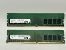 Micron DDR4 16GB (2x8GB) 1RX8 PC4-2400T-UA2-11 RAM Memory picture
