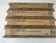 RICOH Savin Lanier Toner OEM Cartridges MP C2550  841280 841281 841282 841283 picture