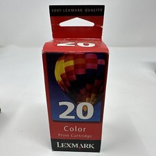 Lexmark 20 (15M0120) Color Ink Cartridge GENUINE NEW in original packaging picture
