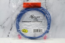 Allen Tel Modular Category 6 Patch Cord 7ft CAT6 Blue AT1607-BU picture