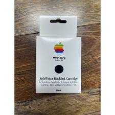 Vintage Apple StyleWriter Black Ink Cartridge M8041G/C Rainbow Logo New Sealed picture
