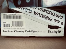 10 PACK SEALED EXABYTE 8MM PREMIUM CLEANING TAPE 309258-003 SEALED picture