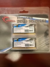 G.SKILL Ripjaws 64GB (2x32GB) DDR4-3200 CL22 260-Pin SO-DIMM F4-3200C22D-64GRS picture