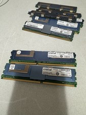 Lot of 8 Crucial 1GB DDR2 ECC FB-DIMM Server RAM PC2-5300F CT12872AF667 Untested picture