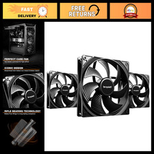 140mm PWM Case Fans - 3 Pack, High Speed, Low RPM, Optimized Frame, Quiet Operat picture