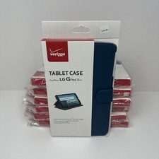 Lot Of 7 Verizon Durable Leather Hands Free Viewing Folio Case  LG G Pad X 8.3 picture