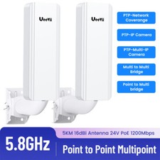 Wireless Bridge 5KM for Easy Network Expansion 5.8G 1200Mbps IP65 Waterproof picture