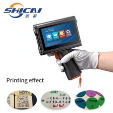 50mm Handheld Inkjet Printer Up to 5cm Print Height 1-5 Lines Date Batch QR Logo picture