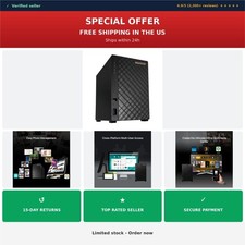 Asustor Drivestor 2 Gen 2 AS1202T 2-Bay NAS Diskless Quad-Core 2.5GbE Personal picture