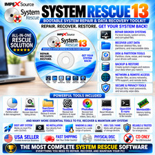 System Rescue CD PC Computer Maintenance Diagnostic Repair Data Recovery Boot CD picture