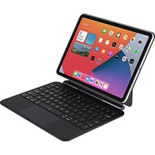 Adesso WKB-7010 Portable iPad Case with Bluetooth Keyboard and Touchpad, Black picture