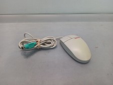 Vintage Compaq Logitech 2-Button Mechanical Ball Mouse PS/2 M-S34 166861-001 picture