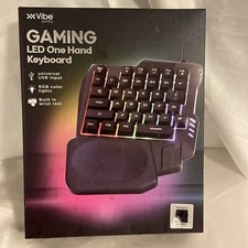 Vibe Gaming LED One Hand Keyboard Sealed New In Box NIB Universal USB Input picture