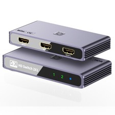 HDMI-Compatible 1/2 bidirectional switcher 4K HD 60HZ computer screen converter picture