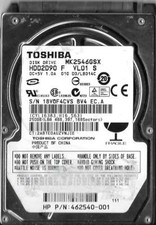 TOSHIBA MK2546GSX HDD2D90 F VL01 S 250GB SATA HARD DRIVE picture