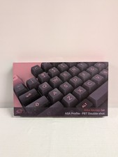 Akko Keycap Set - ASA Profile - PBT Double Shot (Black/Pink Color) picture