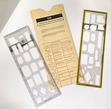 IBM Charting & Diagramming Template Set Vintage MPN 20-5884-4 X24-5884-6 picture
